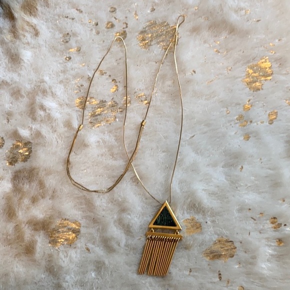 Madewell Pendant Adjustable Necklace
